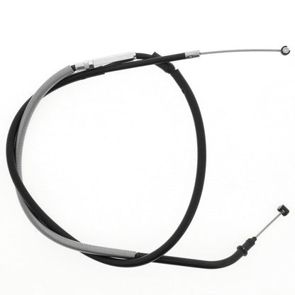 QuadBoss clutch cable for Yamaha YFZ450R (2009-2016), close-up of the black cable and connector parts.