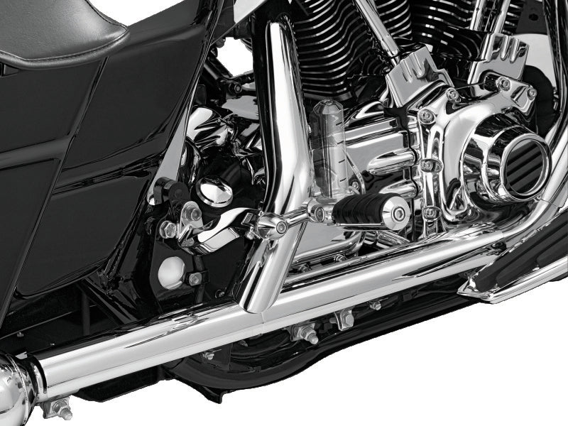Kuryakyn 2-inch adjustable lockable offsets with male mount adapter in chrome for motorcycle handlebars.