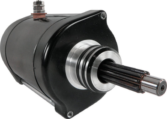 QuadBoss 2012 Polaris RZR XP 4 900 motor starter part #463737, close-up of the replacement starter for off-road vehicle.