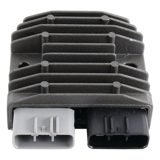 QuadBoss voltage regulator for Can-Am Outlander and Renegade models, part #463608, shown in a close-up view.