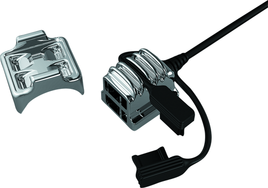 Kuryakyn, Kuryakyn USB Power Port Universal Charger Chrome Part 1688 for Powersports Vehicles