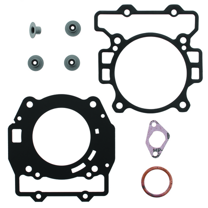 QuadBoss 14-16 Polaris ACE top end gasket set with piston replacement kit, featuring gaskets and components for engine repair.