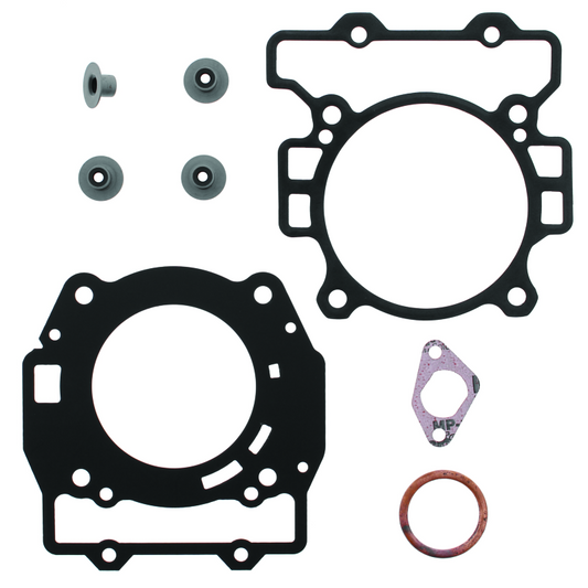 QuadBoss 14-16 Polaris ACE top end gasket set with piston replacement kit, featuring gaskets and components for engine repair.