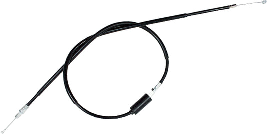 Motion Pro black vinyl clutch cable with longitudinally-wound housing for motorcycles. Durable and flexible design.