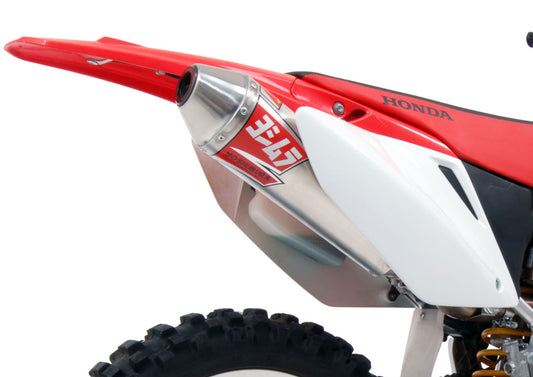 YOSHIMURA RS 2 UTV exhaust system with header, canister, and end cap, featuring metallic components and a sleek design