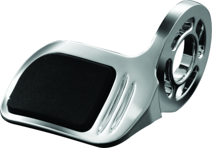 Chrome Kuryakyn Contoured ISO Throttle Boss for GL1800 motorcycle, providing enhanced comfort and precise control.