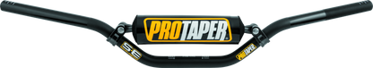 ProTaper SE Yamaha Mini Handlebar in jet black, featuring durable black aluminum construction for motocross or dirt bike riding.