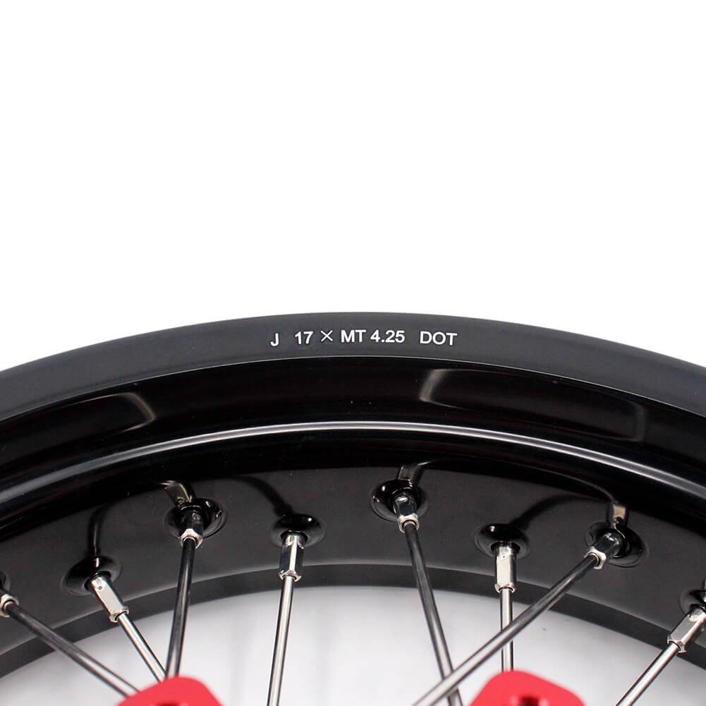 KKE 17 Inch Supermoto Spoke Alloy Wheels Rims For HONDA CRF250L 2013-2020 - Howling Moto