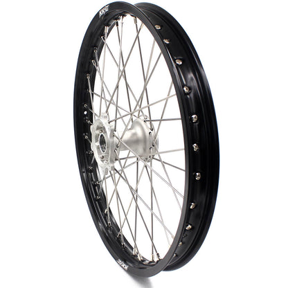 KKE 21" 19" MX Casting Alloy Wheels For HONDA CRF250R CRF450R CR125R CR250R 2002-2013 Silver&Black