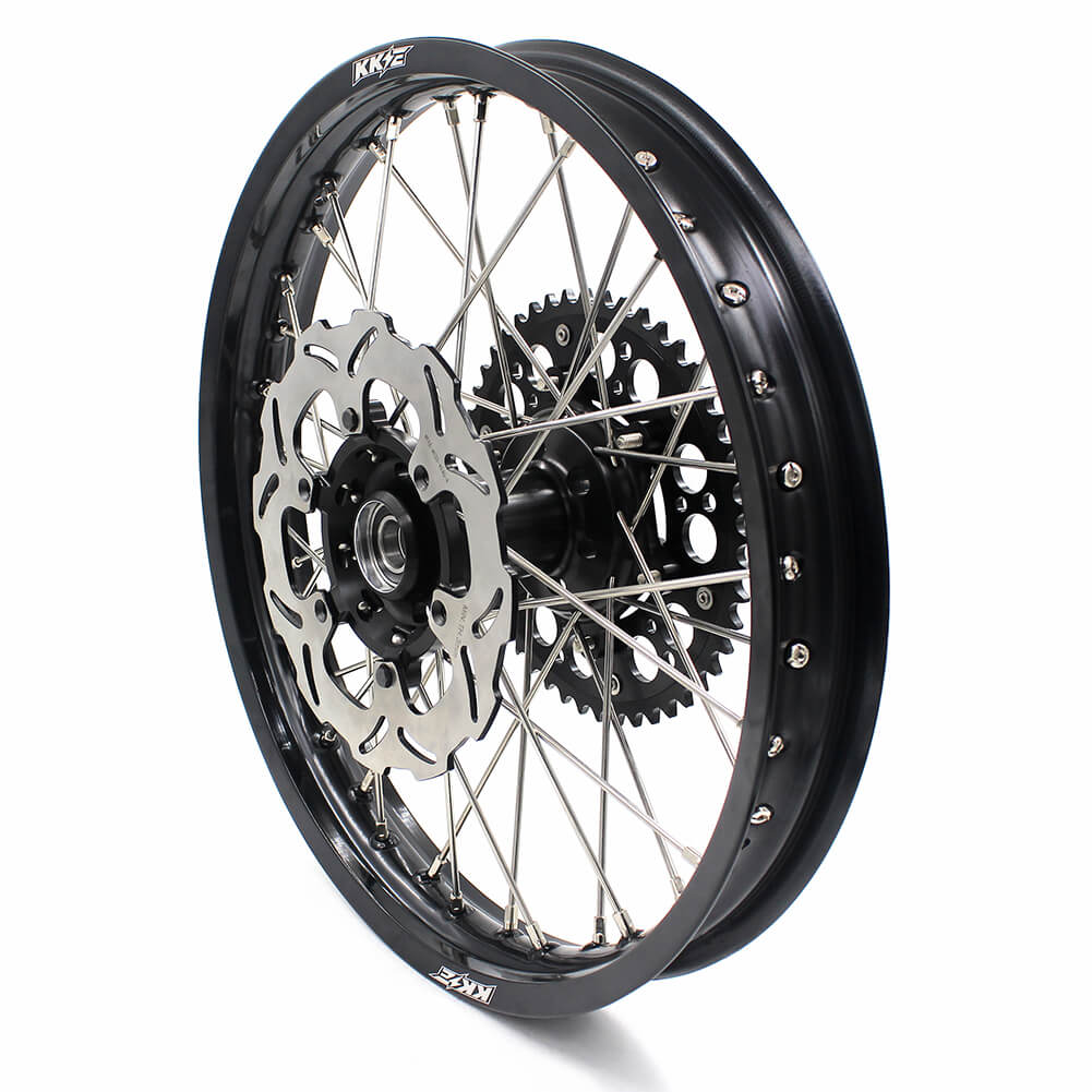 KKE 21 & 18 Enduro Spoked Wheels Fit SUZUKI RM125 1996-2007 RM250 1996-2008 - Howling Moto