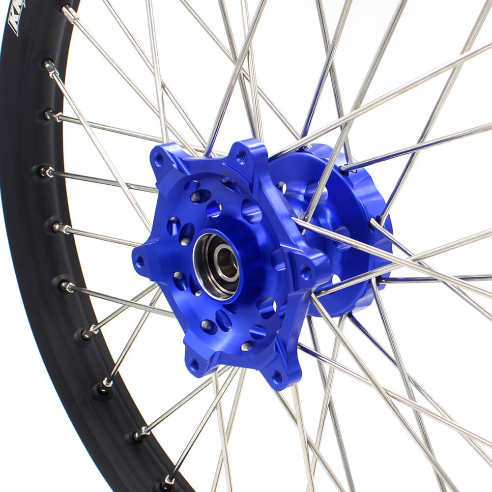 KKE 21 & 18 Enduro Wheels for Yamaha WR250X 2008-2011 Blue - Howling Moto