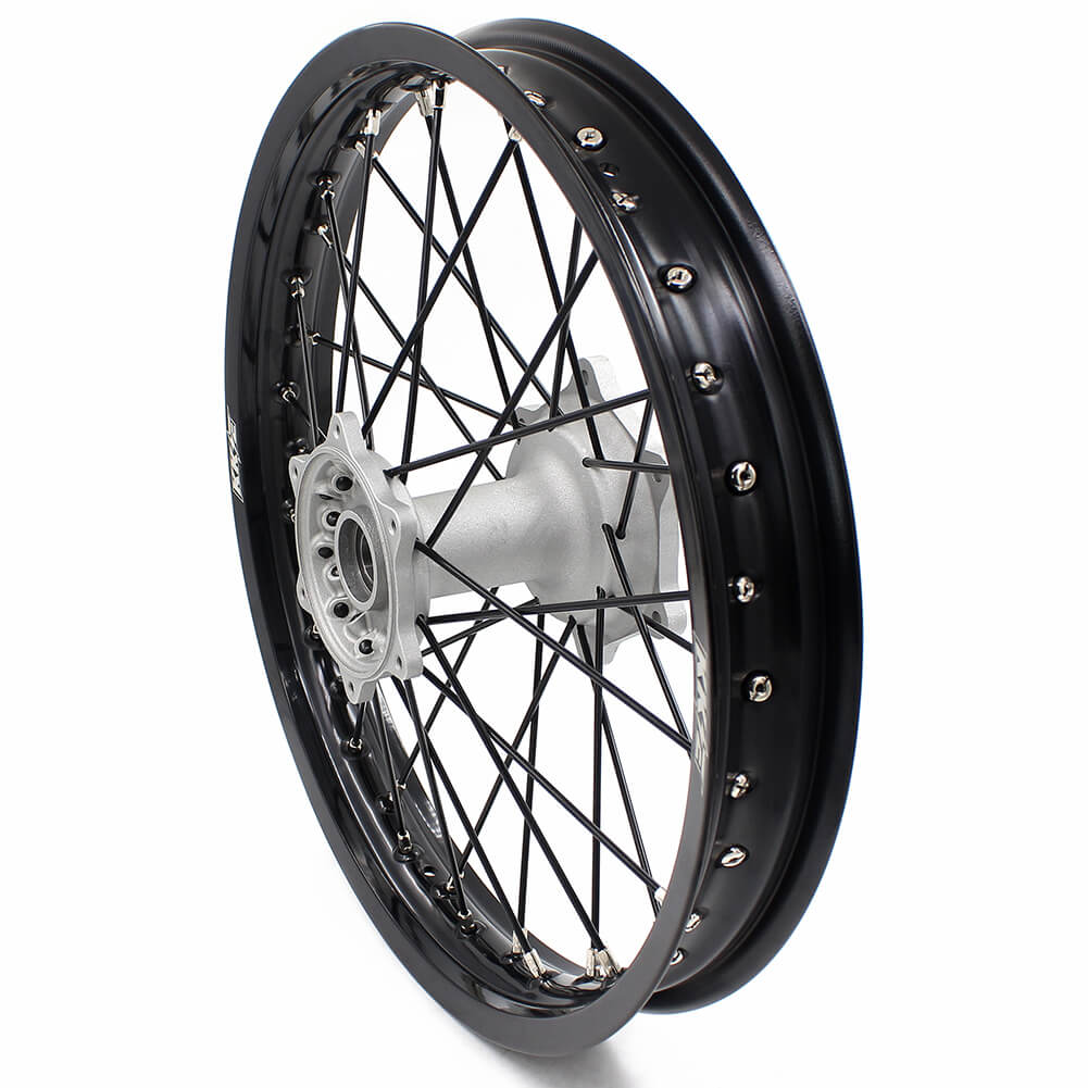 KKE 21 & 19 Casting MX Wheels for YAMAHA YZ250F 2001-2021 YZ450F 2003 Silver - Howling Moto