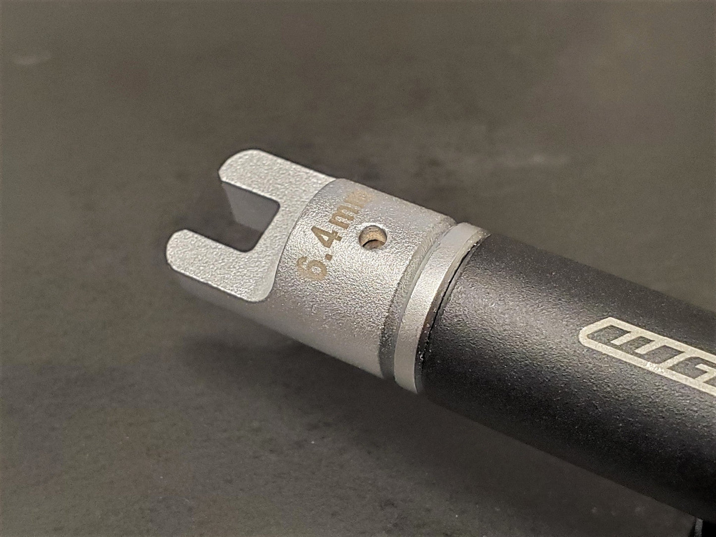 Warp9Racing spoke wrench tips in 6.4mm size, ideal for bike wheel adjustments and maintenance tools.