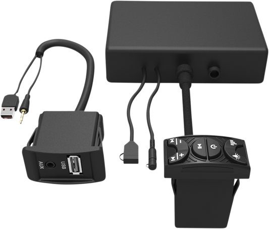 Bill's Exhausts NAVATLAS Bluetooth Controller NA2BT for speakers with USB input, shown in the product image.
