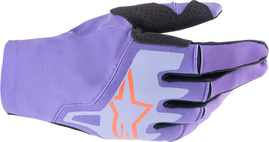ALPINESTARS Techstar Gloves - Purple/Black - XL 3561024-381-XL - Howling Moto