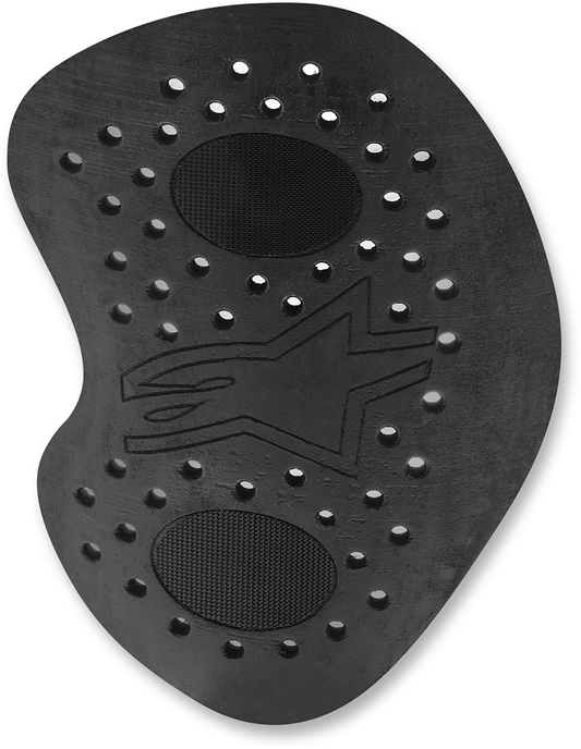 Alpinestars Nucleon KR-H large hip protector with impact protection, shown in black with protective padding and adjustable straps.