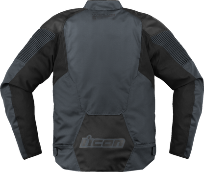 Bill's Exhausts ICON Overlord3™ Jacket in slate color, 2XL, featuring a stylish, durable jacket with a modern design.