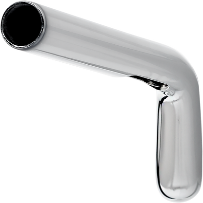 Chrome BILTWELL Oversized Tracker Mid Handlebars for motorcycles, featuring a bold and wide design.