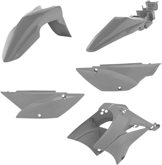 Gray Acerbis standard replacement body kit for motorcycles, featuring a durable body component with Bill's Exhausts branding.