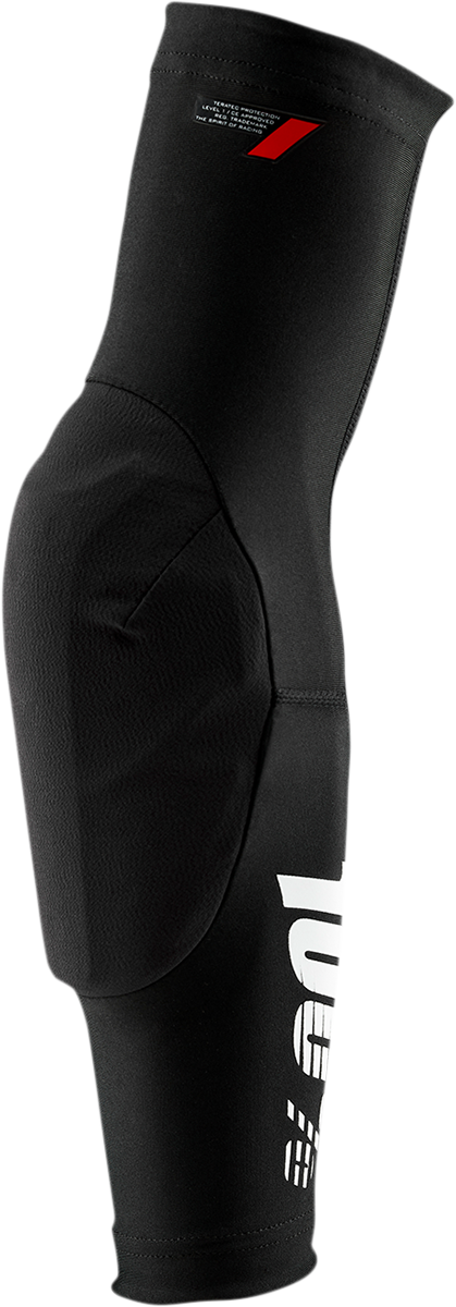 Black Bill's Exhausts 100% Teratec Elbow Guards in large size, showing padded protective design for elbow support and safety.