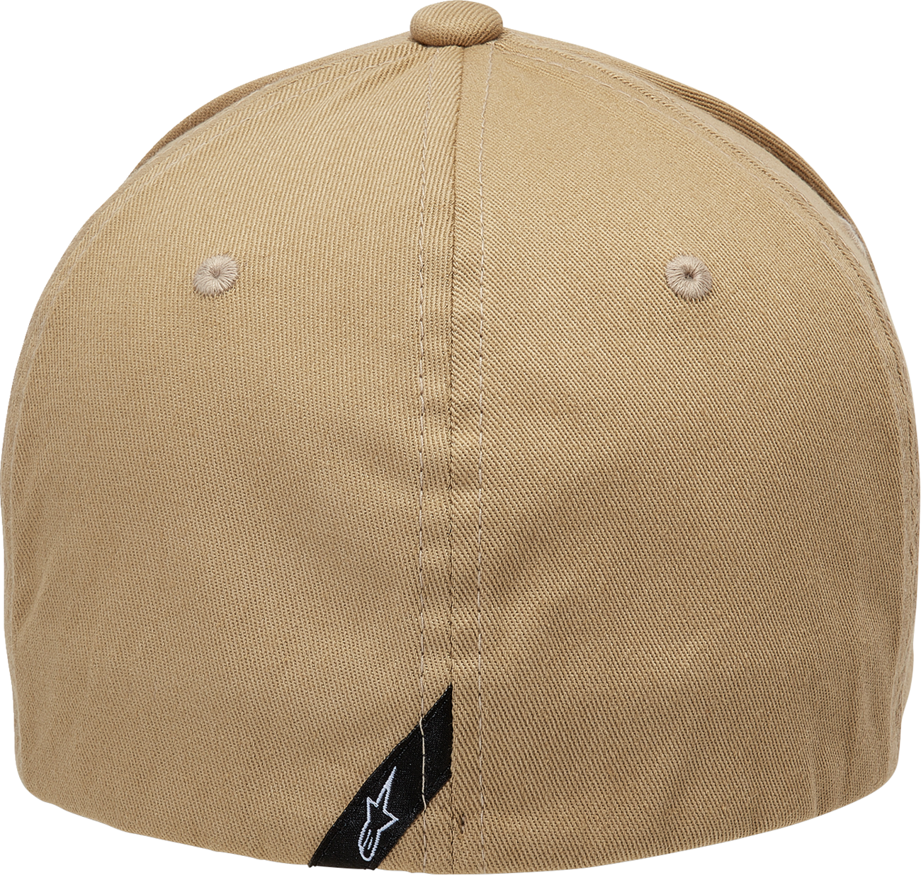 Alpinestars Linear Hat in sand and black, L/XL size, featuring a stylish design with embroidered logo and adjustable strap.