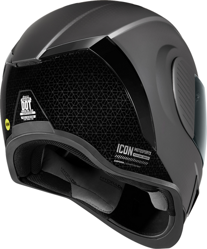Silver ICON Airform™ Helmet with MIPS® technology in 3XL size, featuring a sleek design for safety and comfort.