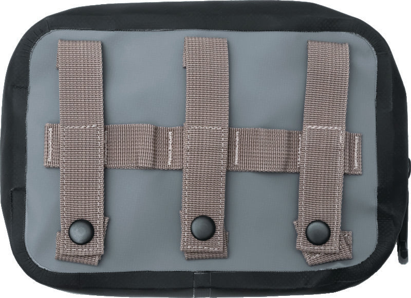 Kuryakyn Torke large removable dry pouch with MOLLE straps, waterproof design, and secure attachment for motorcycle gear storage