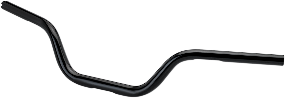 Black BILTWEEL Oversized Tracker High Handlebars for motorcycles, featuring a sturdy, high-rise design with sleek finish.