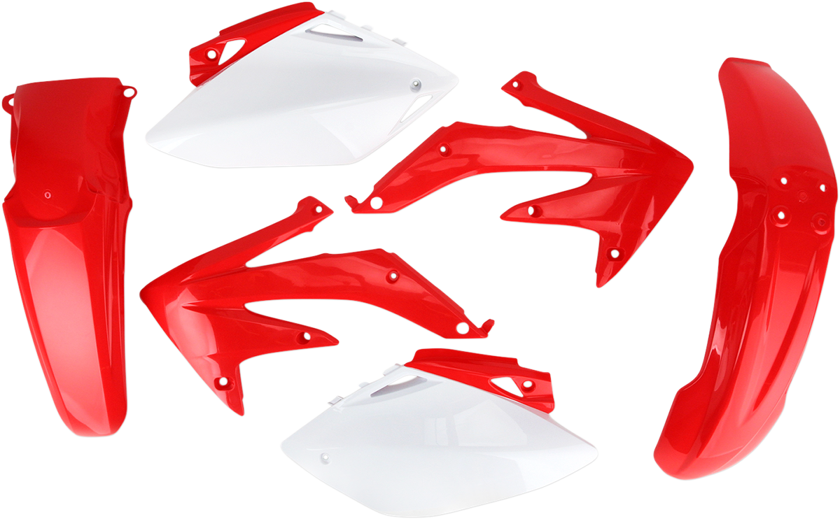 Acerbis standard replacement motorcycle body kit in black, featuring panels and parts designed for OEM 2071100206 installation.