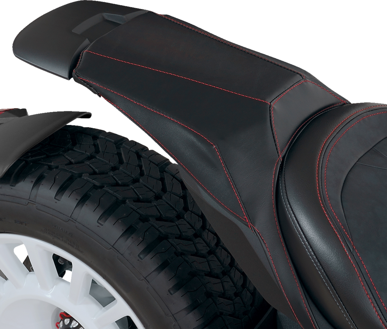Bill's Exhausts Show Chrome Max Mount Cover for Ryker H40-403RED engine, shiny chrome finish, detailed view of the motorcycle part.
