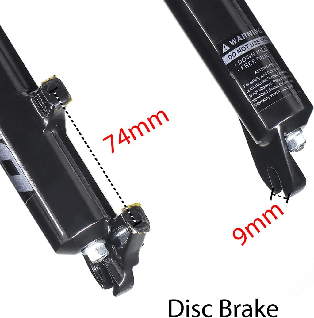 Hycline Blooke XC20 bicycle suspension fork for 27.5 and 29 inch mountain bikes with adjustable damping and durable construction.
