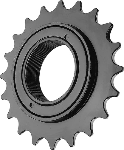 Hycline 22T single speed bike freewheel with metal cogs and black body, designed for bicycle cassettes and freewheels.