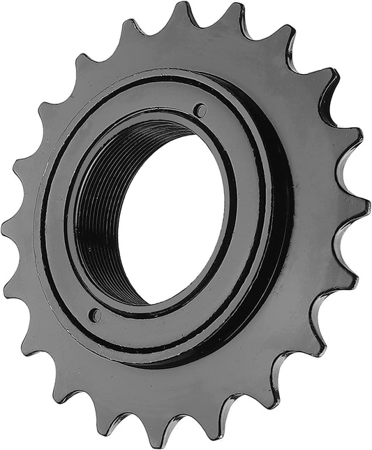 Hycline 22T single speed bike freewheel with metal cogs and black body, designed for bicycle cassettes and freewheels.