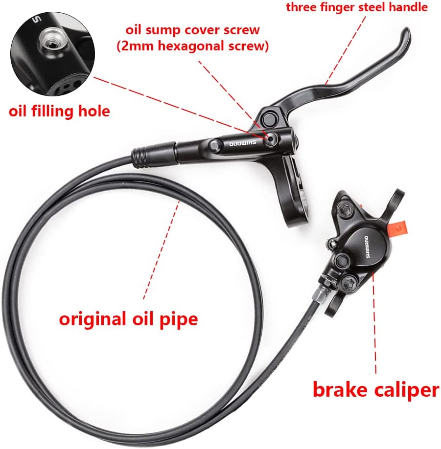 Shimano BR-MT200 Hydraulic Disc Brake Set - Howling Moto