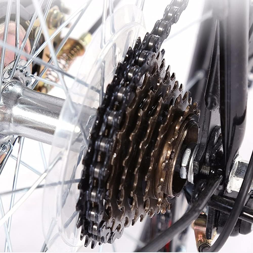 Hycline bicycle chain for 6/7/8-speed bikes, 116 links, 1/2x3/32 inch, durable metal bike chain for smooth riding
