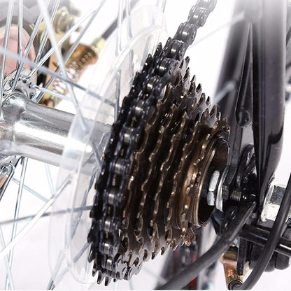 Hycline bicycle chain for 6/7/8-speed bikes, 116 links, 1/2x3/32 inch, durable metal bike chain for smooth riding