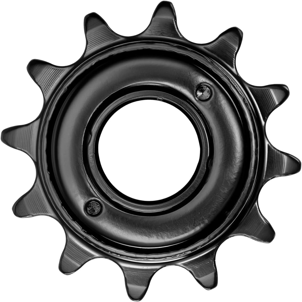 Hycline 12T/14T single speed bike freewheel for bicycles, showing metal cassette with gear teeth on a plain background.