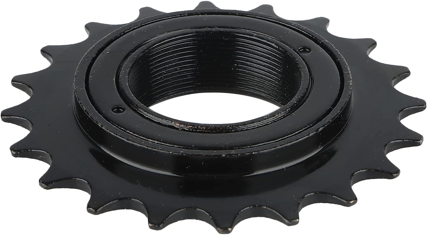Hycline 22T single speed bike freewheel for bicycle cassettes, showing the metal freewheel with gear teeth and mounting threads.