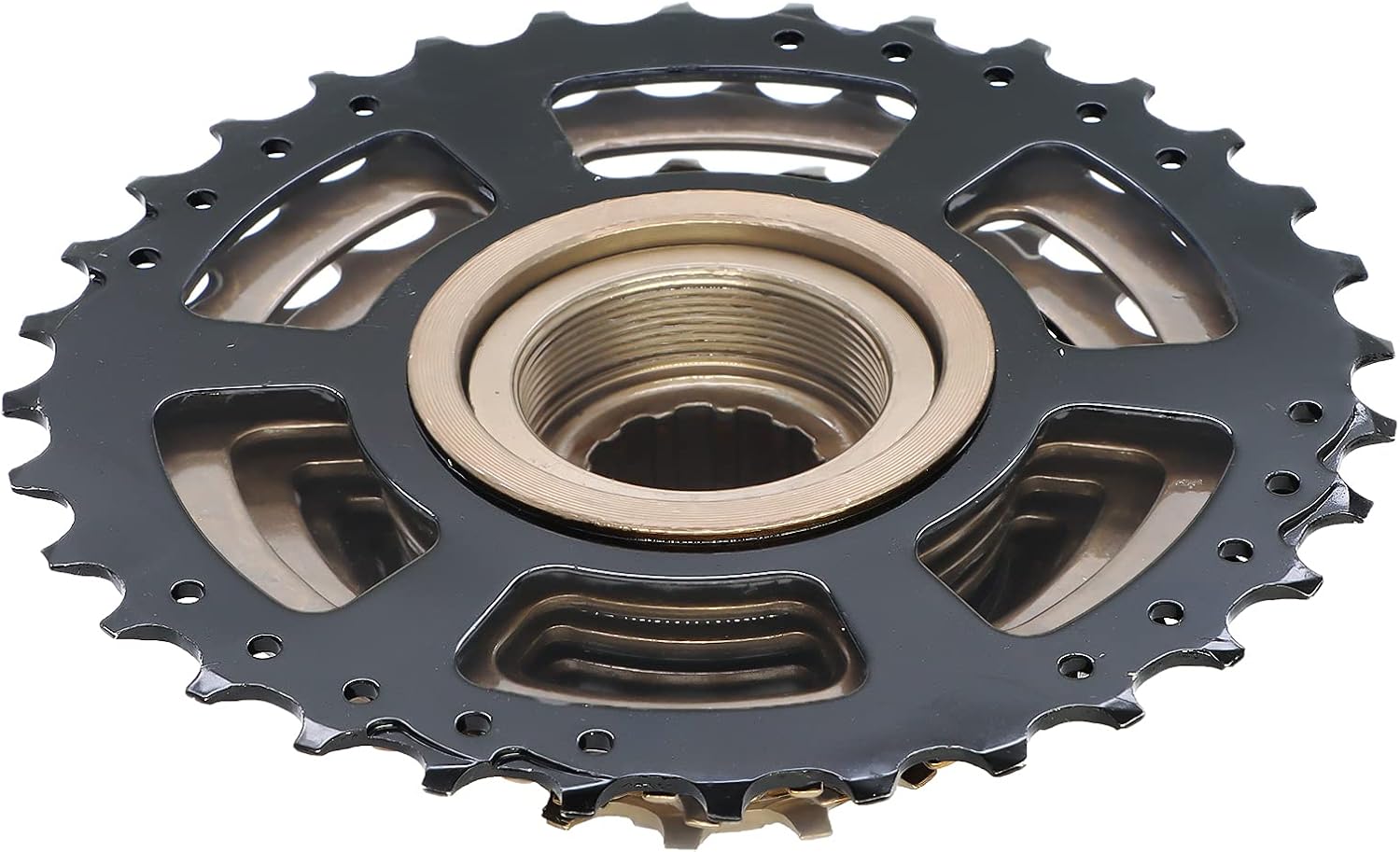 Hycline 9-speed 13-32T bike freewheel, bicycle cassette with durable metal construction and gear teeth for smooth shifting.