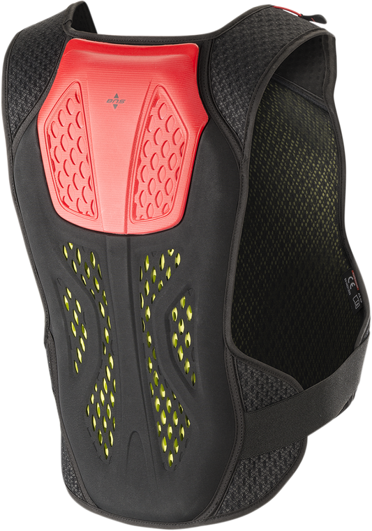 ALPINESTARS Sequence Chest Guard - Anthracite/Red - XL/2XL 6701819143XL/2X - Howling Moto