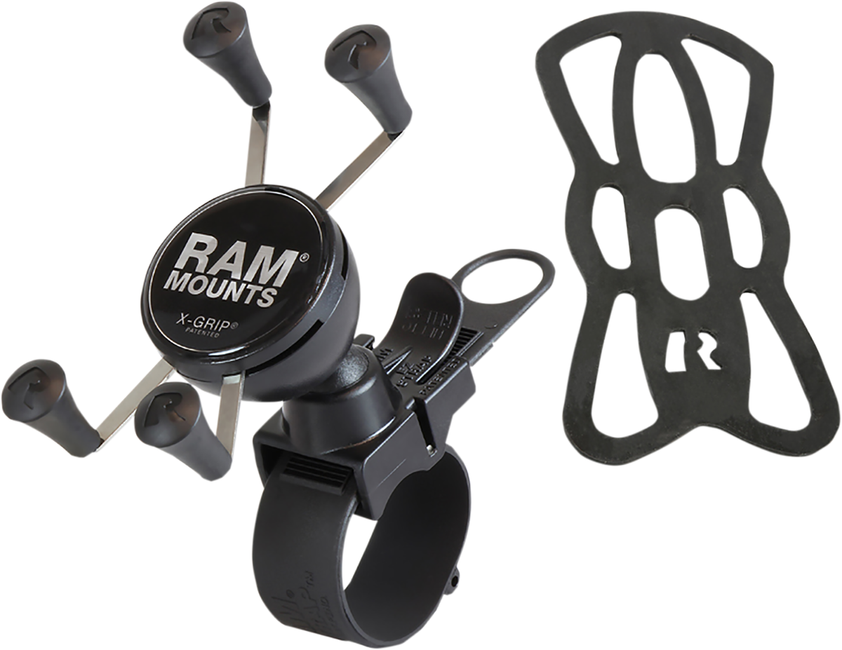 RAM MOUNTS X-Grip Phone Mount with Rail Mount RAP-SB-187-UN7 - Howling Moto