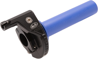Motion Pro Vortex SE throttle assembly for 7/8-inch handlebars, black grip and throttle tube, designed for motorcycle use