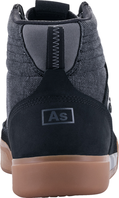 Alpinestars Ageless Shoes in black, gray, and brown with US size 12, featuring a sleek, casual design and durable construction.