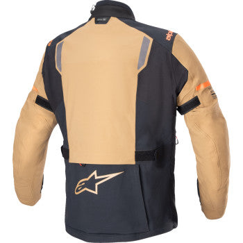 Bill's Exhausts ALPINESTARS ST7 2L GTX Brown Jacket in 3XL, showcasing the waterproof motorcycle jacket with multiple pockets.