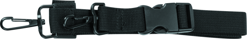 Kuryakyn Replacement Double Hook Luggage Strap for powersports, showing durable straps with metal hooks for securing gear.
