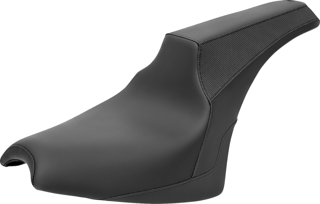 Bill's Exhausts SADDLEMEN Carey Hart Signature Series motorcycle seat in black with black stitching for Chief models 2022-2023.