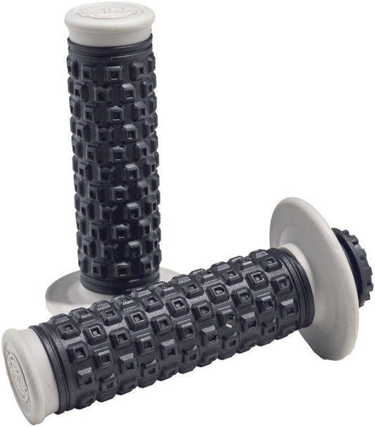ProTaper Pro Series Clamp On Pillow Top motorcycle handlebar grips in gray and black, designed for comfort and secure fit.