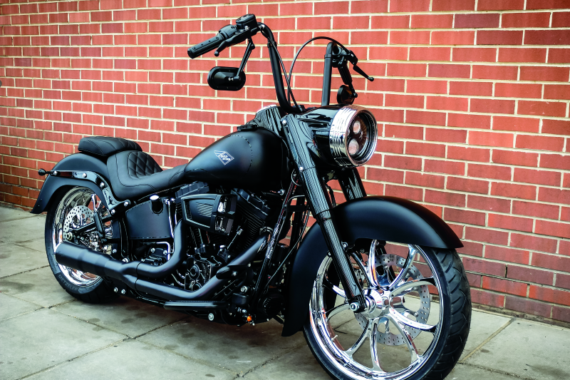 Kuryakyn Heavy Industry motorcycle mirrors with black finish and 6-inch stems, designed for Harley-Davidson and powersports bikes.