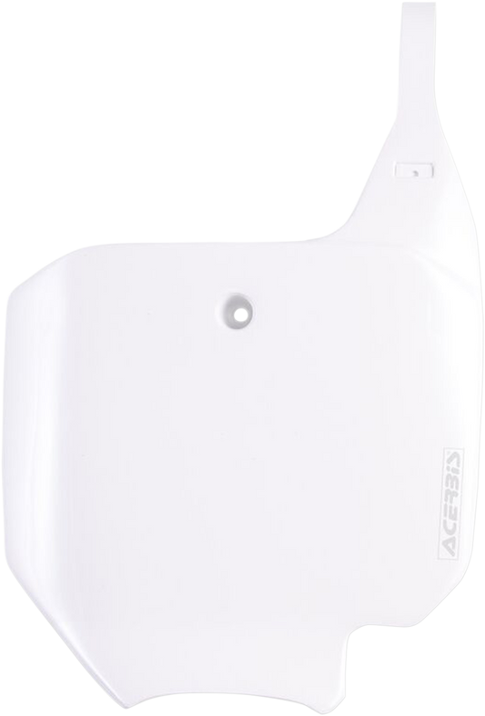 ACERBIS Front Number Plate - White 2042230002 - Howling Moto