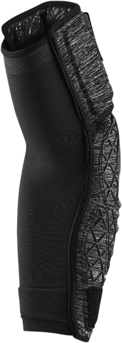 Gray and black 100% Surpass Elbow Guards by Bill's Exhausts in medium size showing padded protective design.